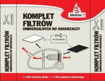 Filtr Metrox do odkurzaczy uniwersalny